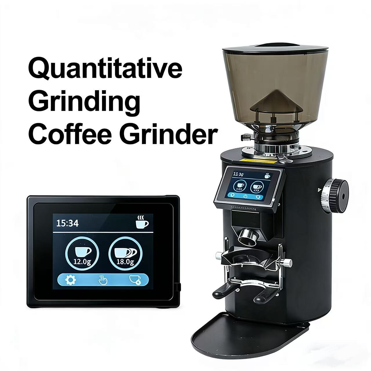 Commercial Coffee Grinder Flat Burr 64Mm - Profesjonalny komercyjny młynek do kawy z