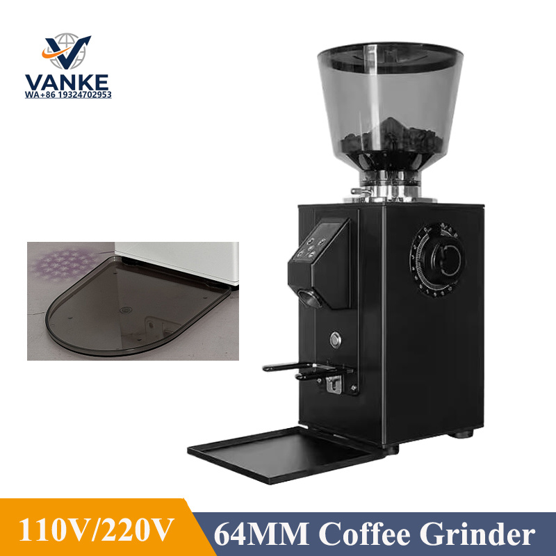 Commercial Coffee Grinder Flat Burr 64Mm - Profesjonalny młynek do kawy 400W z