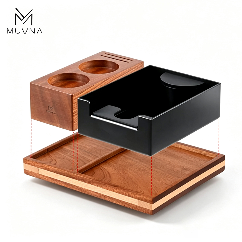 Espresso Tamper Station - MUVNA – wielofunkcyjny organizer do przygotowywania