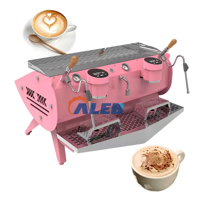 Commercial Espresso Machine 2 Group - Dla sklepów i kawiarni: Dwugrupowy półautomatyczny