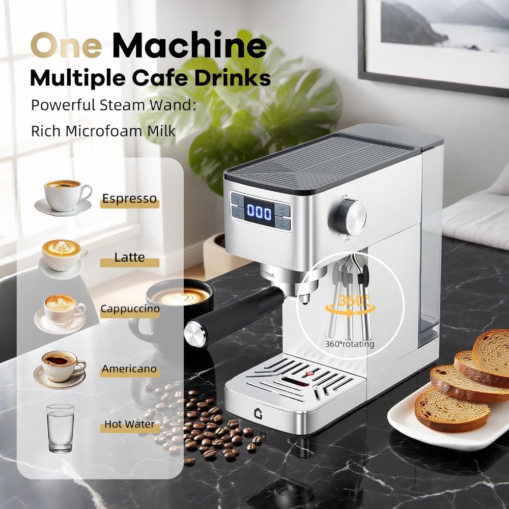 Espresso Machine Dual Boiler - Ekspres do kawy Garvee Compact 20