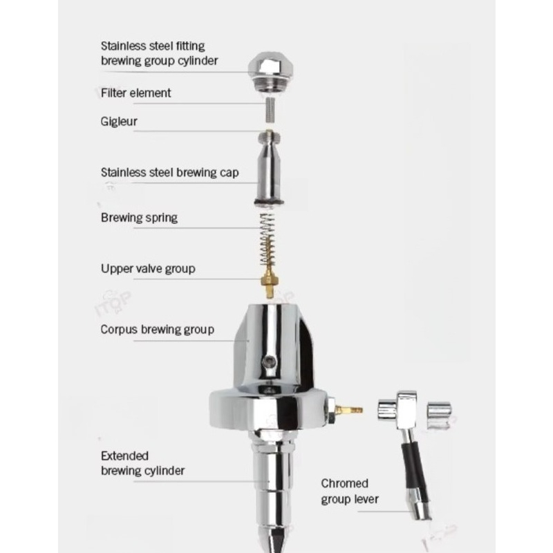 Espresso Machine Rotary Pump - Profesjonalny włoski półautomatyczny ekspres do kawy