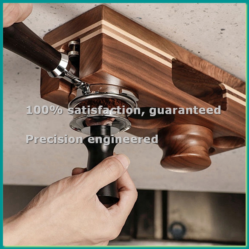 Espresso Tamper Station - Drewniany uchwyt na tamper do kawy,