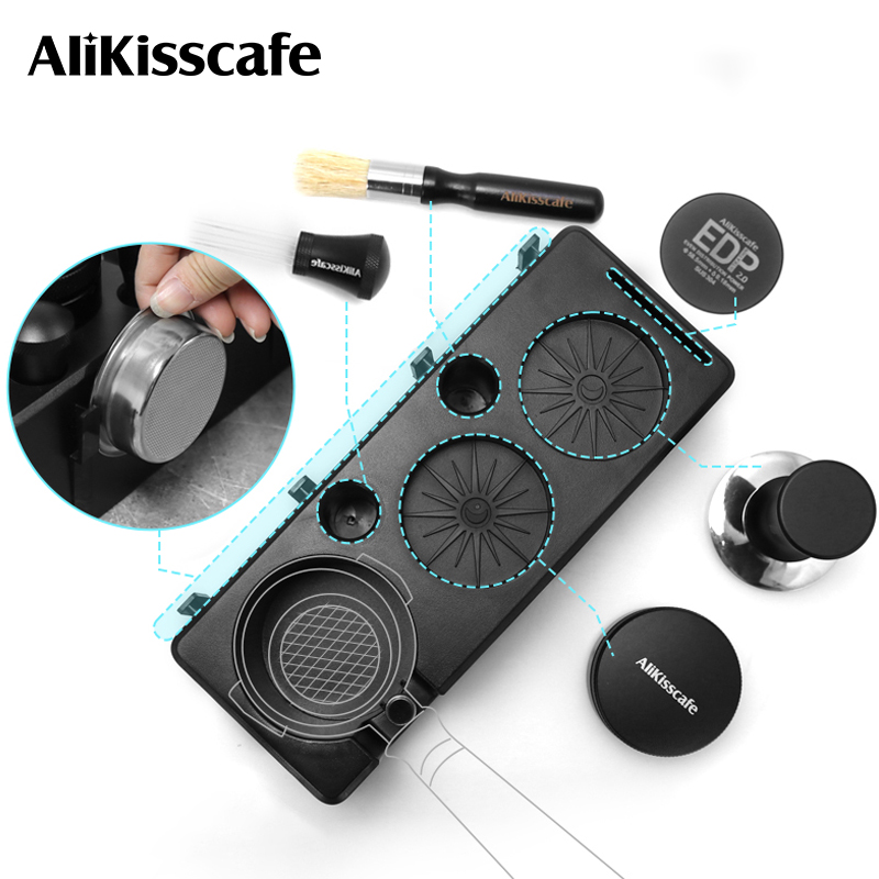 Espresso Tamper Station - Stacja do ubijania kawy AliKisscafe, uchwyt