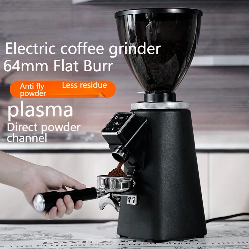 Commercial Coffee Grinder Flat Burr 64Mm - CAFOVO G1005 Profesjonalny Młynek do Kawy