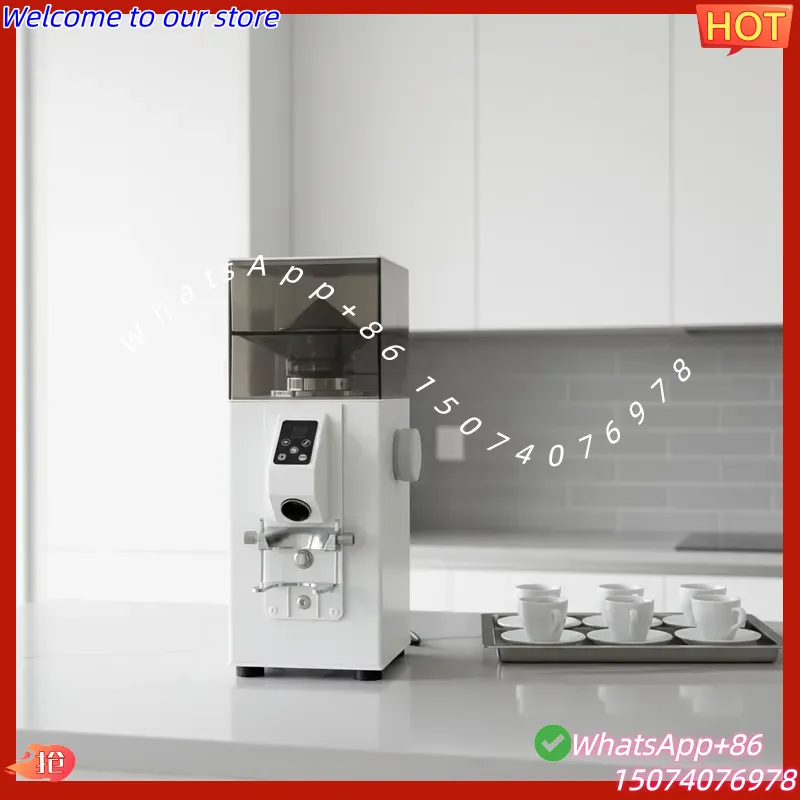 Commercial Coffee Grinder Flat Burr 64Mm - Elektryczny młynek do kawy 2026, płaskie