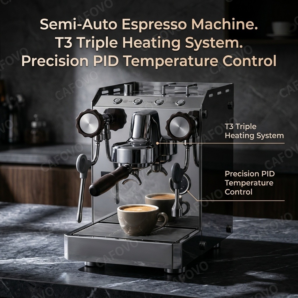 Semi Automatic Espresso Machine Pid - CAFOVO E118 – półautomatyczna ekspresowa maszyna