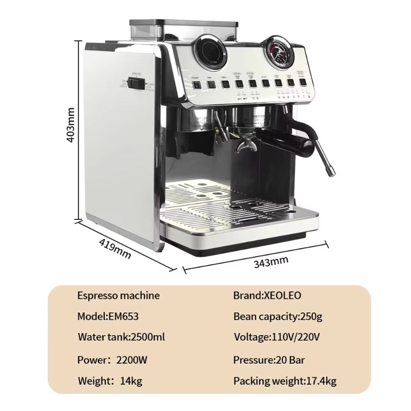 Ekspres do kawy oo-Espresso 20 – Espresso Machine Dual Boiler recenzja i cena