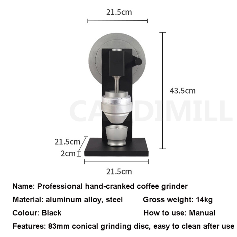 Ręczny młynek do kawy z ostrza – Coffee Grinder Conical Burr 83Mm recenzja i cena
