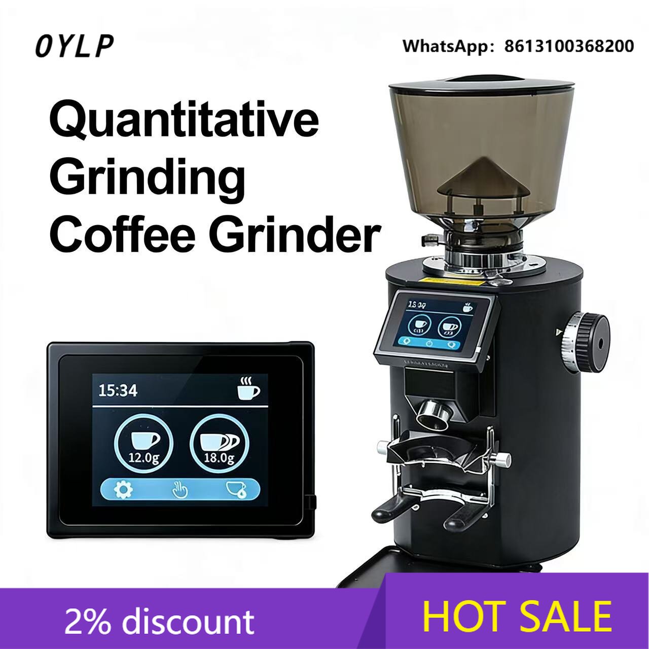 Profesjonalny, komercyjny młyn – Commercial Coffee Grinder Flat Burr 64Mm recenzja i cena
