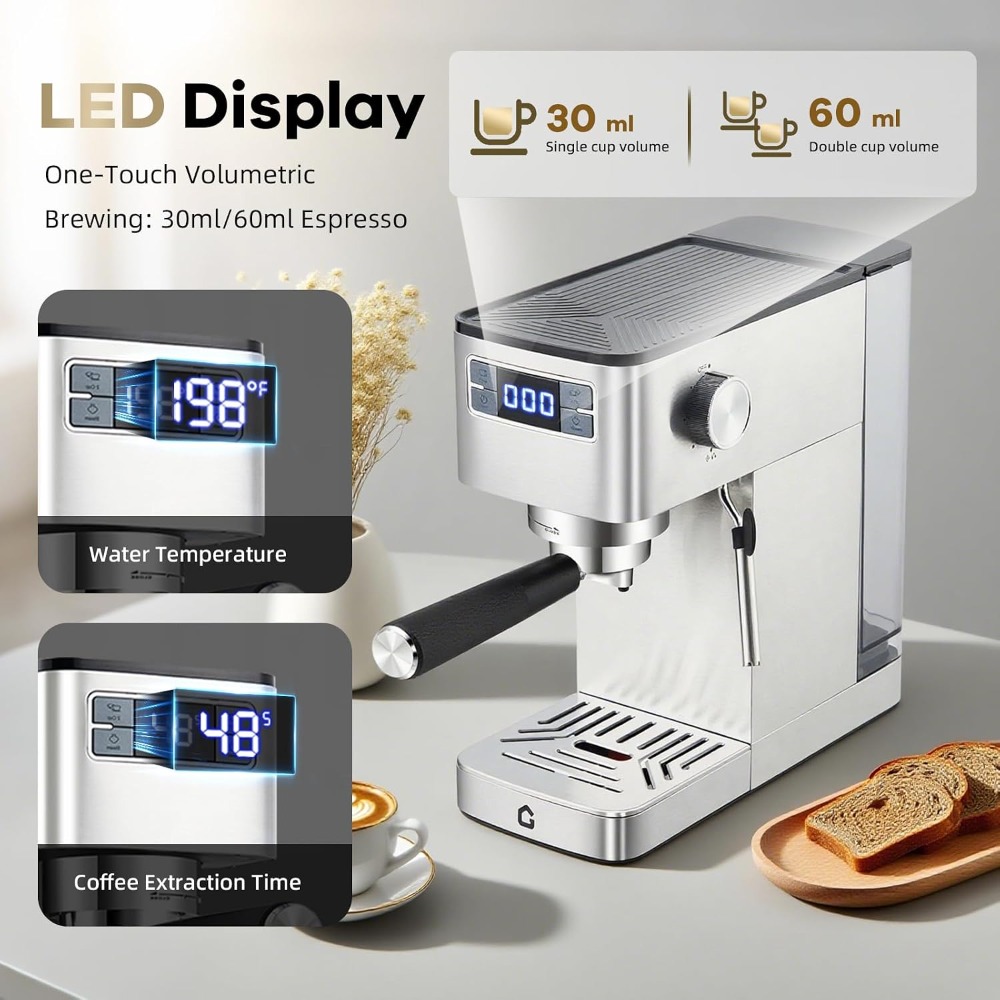 Ekspres do kawy Garvee Compact – Espresso Machine Dual Boiler recenzja i cena