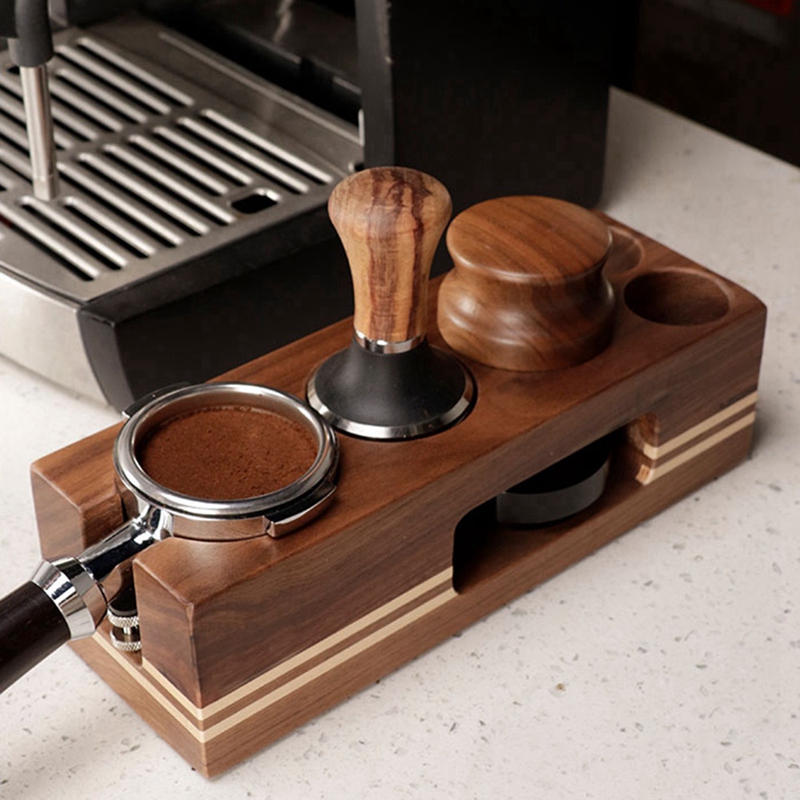 Drewniany uchwyt na tamper do  – Espresso Tamper Station recenzja i cena