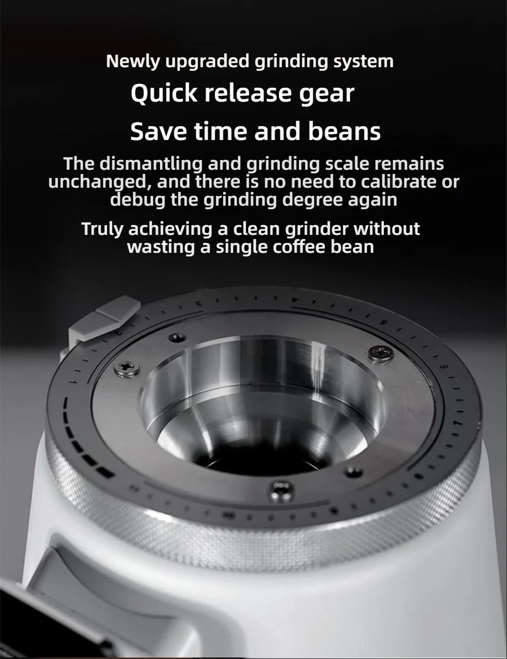 CAFOVO G1005 Profesjonalny Mły – Commercial Coffee Grinder Flat Burr 64Mm recenzja i cena
