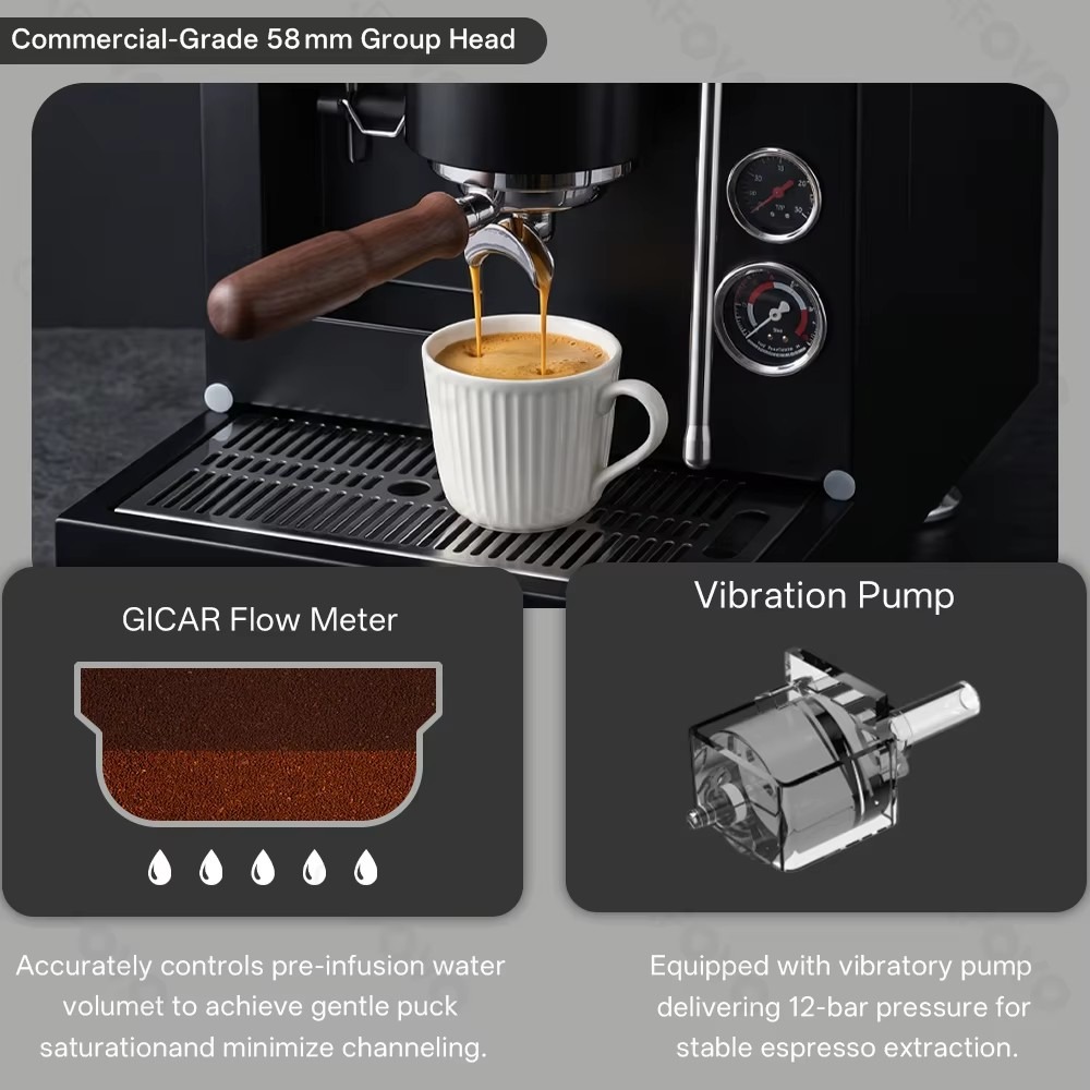 Profesjonalna, wielofunkcyjna  – Commercial Coffee Grinder Flat Burr 64Mm recenzja i cena